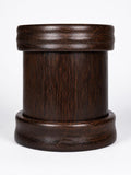 Handcrafted Exotic Wenge & Rosewood Medallion Pet Cremation Urn — 40 lb Capacity