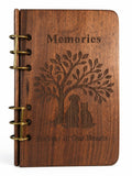 A6 Memories Book — Highly Figured Walnut (One of a Kind)