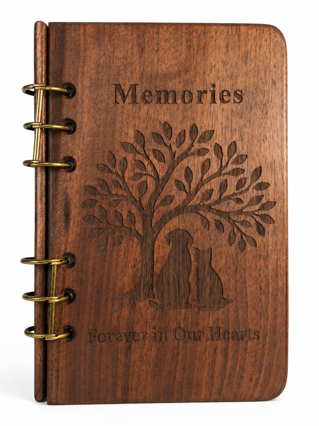A6 Memories Book — Highly Figured Walnut (One of a Kind)