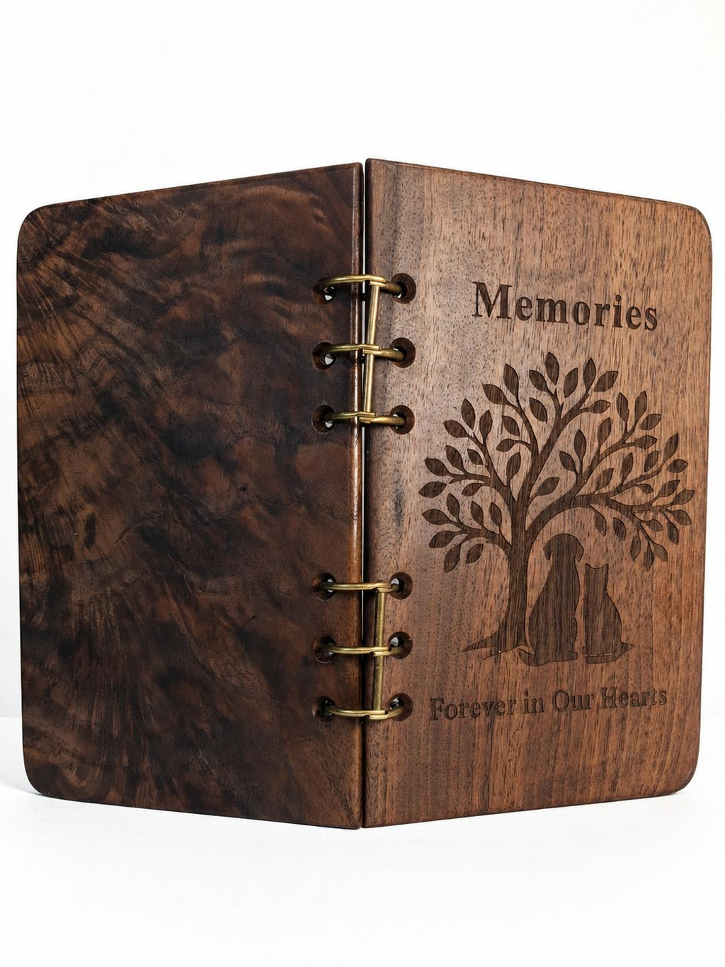 A6 Memories Book — Highly Figured Walnut (One of a Kind)