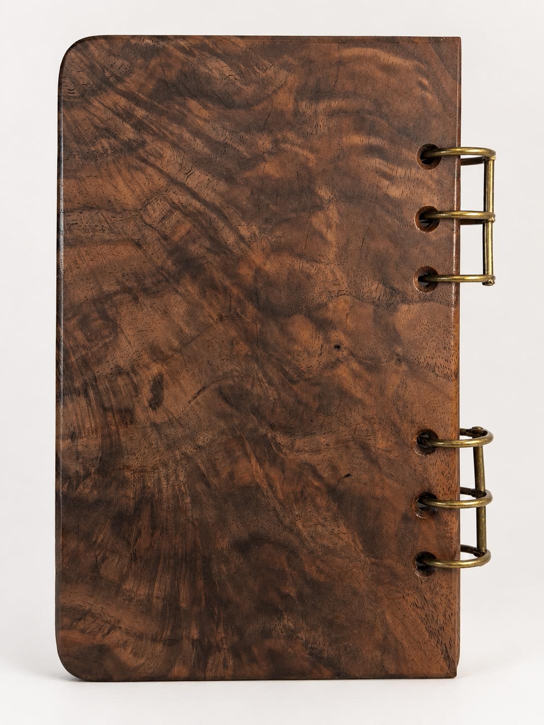 A6 Memories Book — Highly Figured Walnut (One of a Kind)